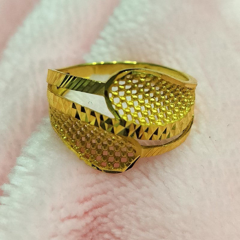 Shining bright 18KT Gold Ring, Gift For Wife, Wedding Gift