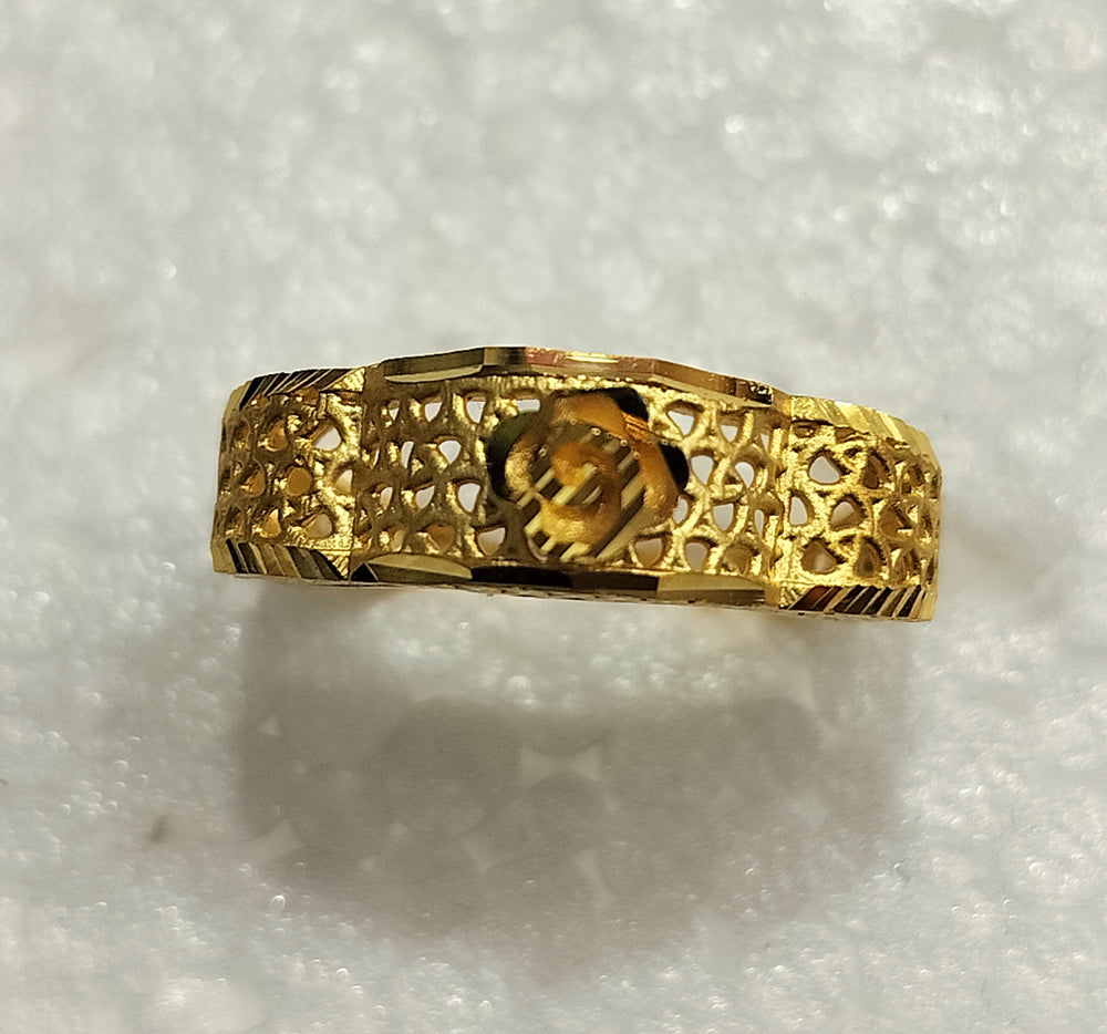 Classic Rose Stylish 18Kt Gold Ring. Gift For Girl, Valentine's Day Gift. Occasion Gift