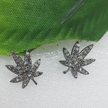 Minimalist Leaf Studs, Glorious Designer Leaf Stud, Silver Stud, Fancy Studs Collections