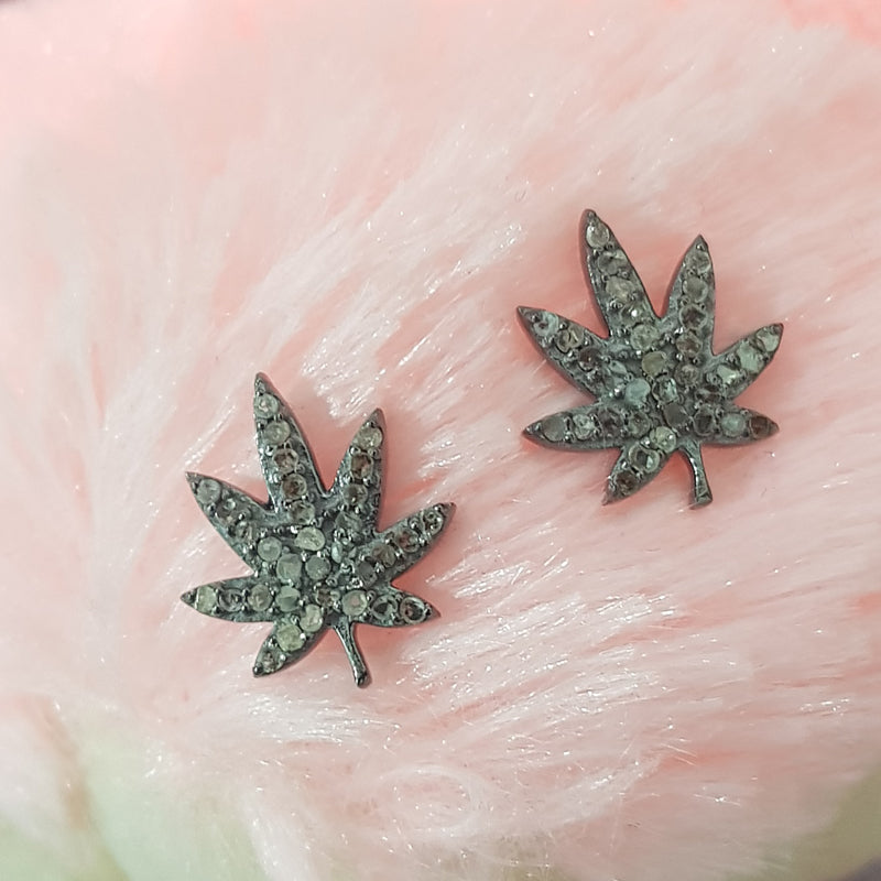 Minimalist Leaf Studs, Glorious Designer Leaf Stud, Silver Stud, Fancy Studs Collections