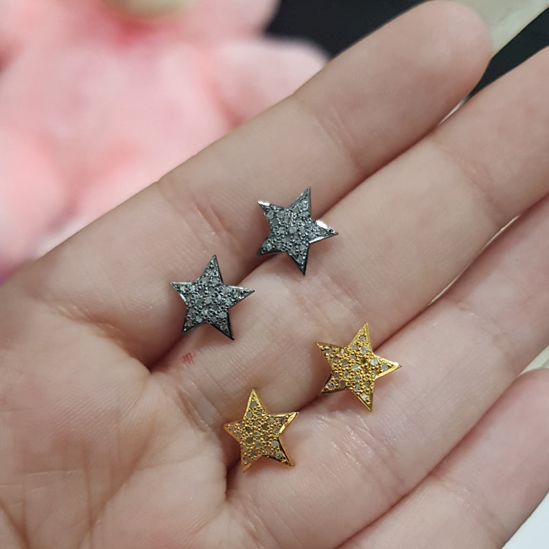 Minimalist Star Studs Pave Diamond Beautiful Small Star Stud Earrings, Birthday Gift, Gift For Sister