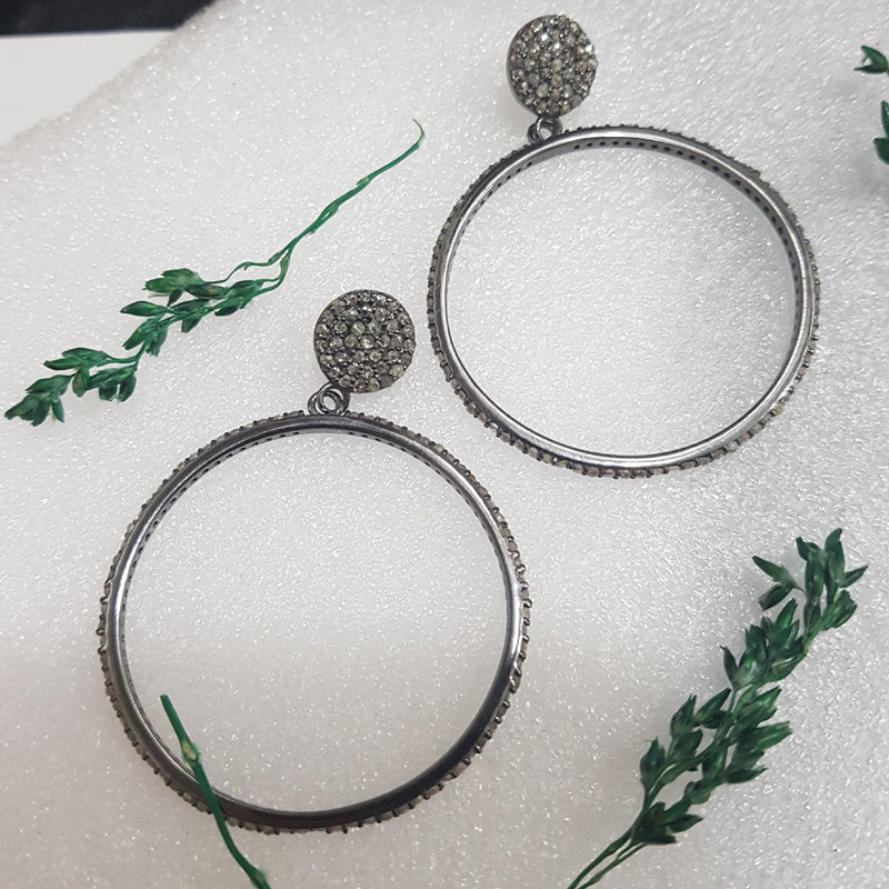 Gorgeous Designer Lovely Round Hoops/Bali, Silver Jewelry