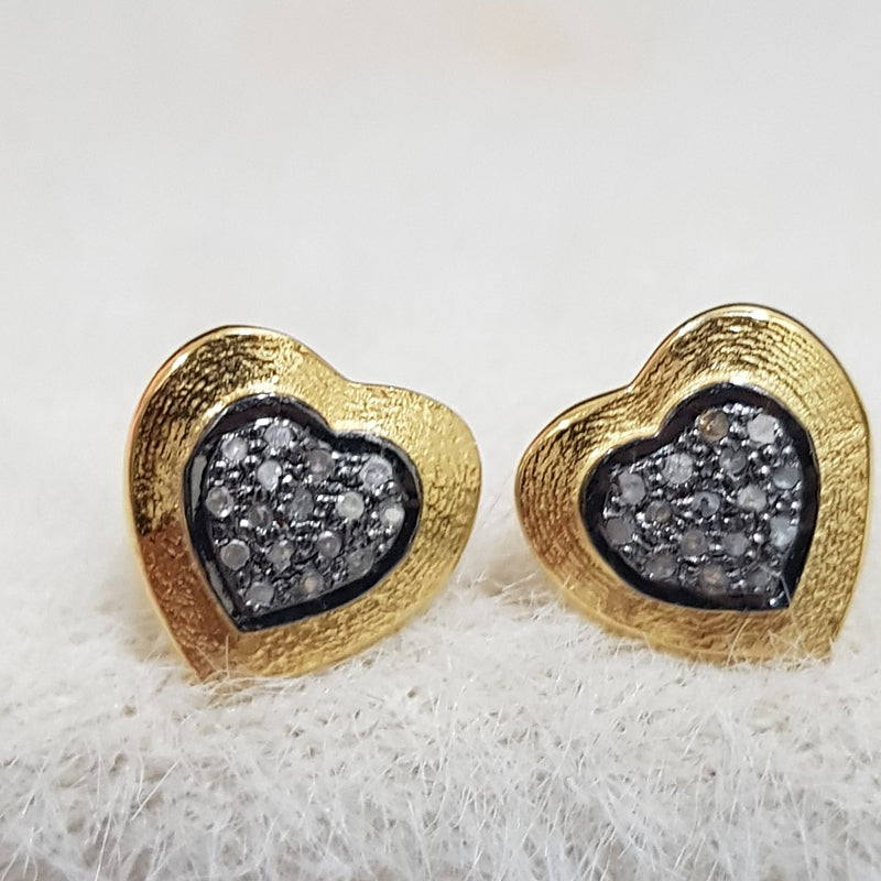 Glorious Designer Beautiful Little Heart Stud/Earrings, Silver Jewelry, Gift For Loved One