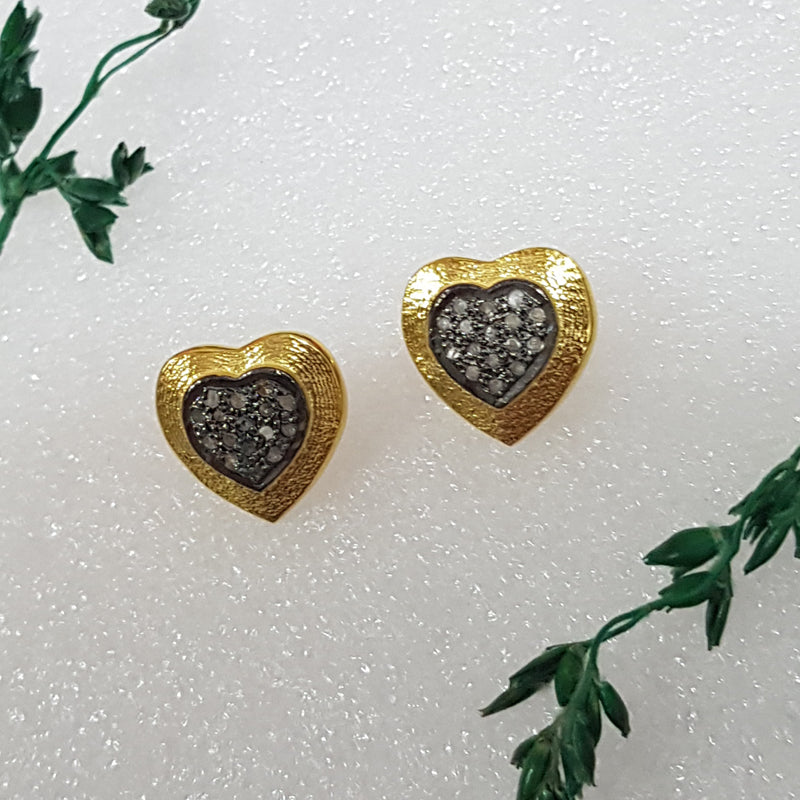 Glorious Designer Beautiful Little Heart Stud/Earrings, Silver Jewelry, Gift For Loved One