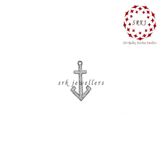 Small Ship Anchor Charm, Minimalist Charm, Silver Jewelry