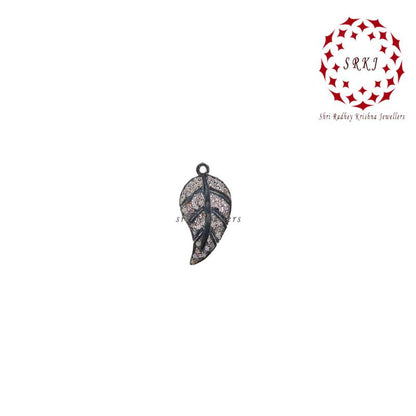 925 Sterling Silver Small Leaf Charm, Leaf Charm, Silver Jewelry