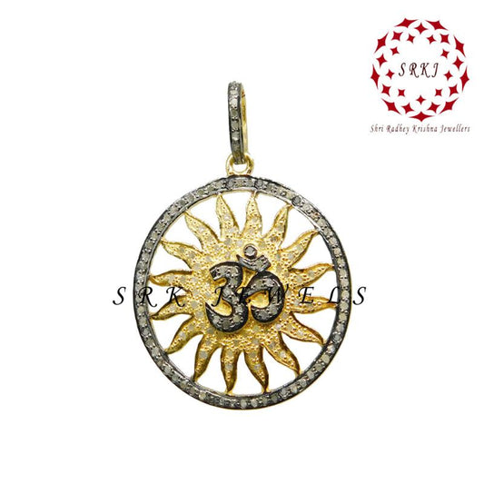 Good Looking Handmade Designer Ohm Pendant, Fancy Design, Ohm Round Shape Design