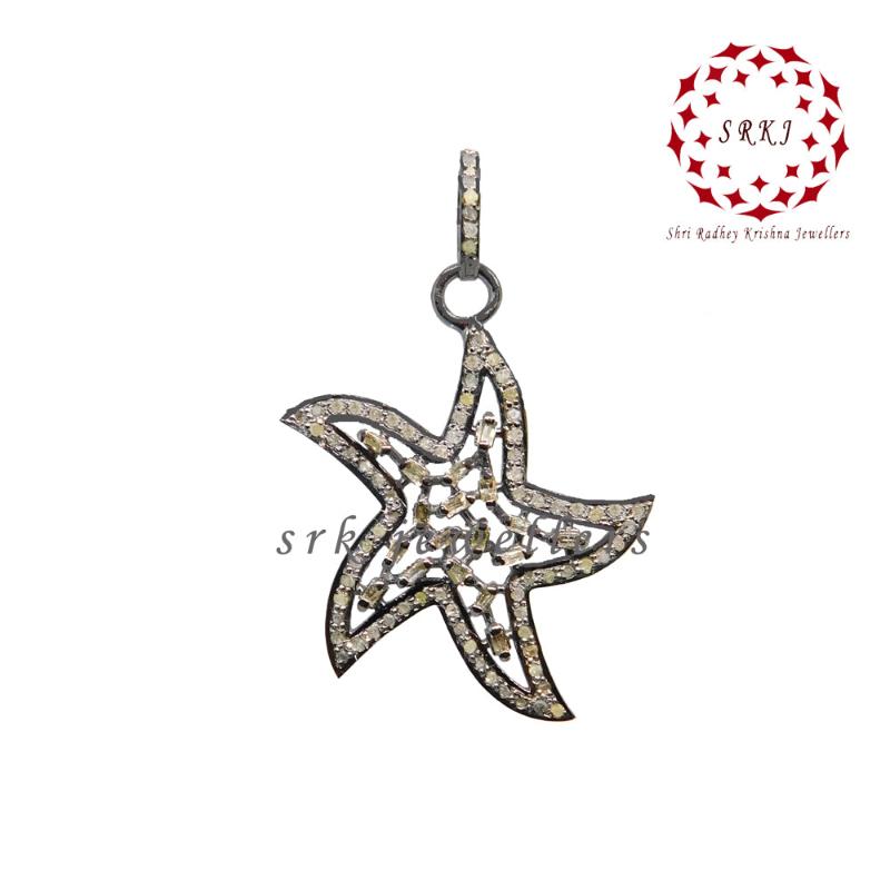 Beautifully Designed Star Fish Pendant, Cutest Star Pendant, Birthday Gift