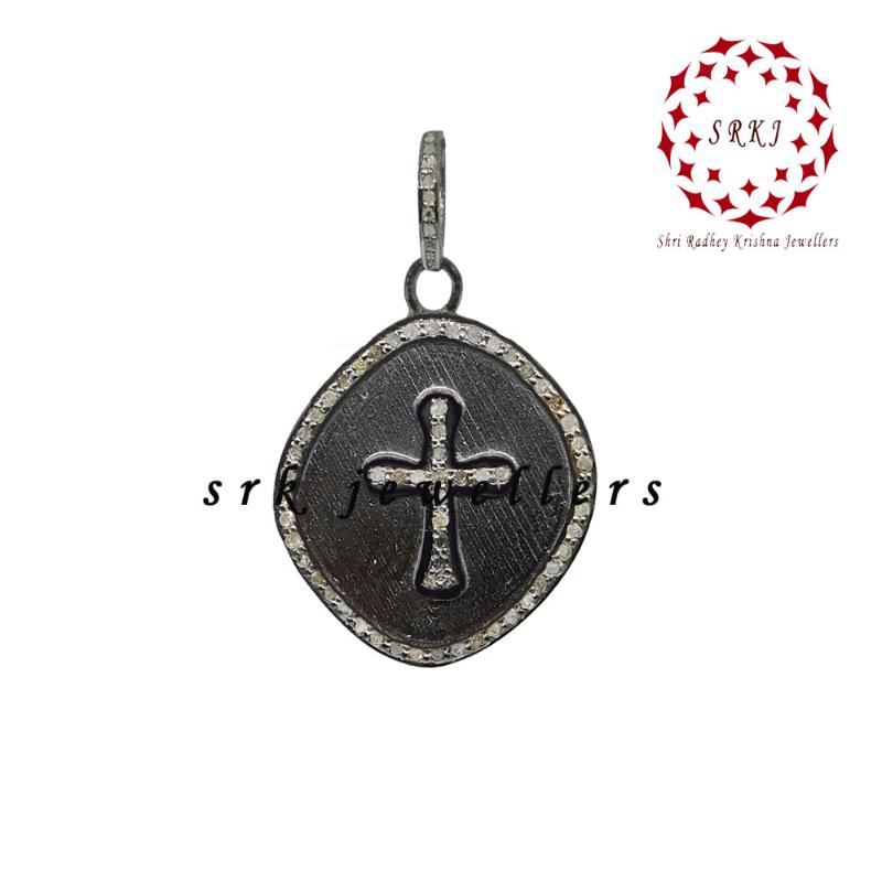 Small cross Charm  Pendant, Christmas Day Gift, Gift For Sister, Silver Jewelry