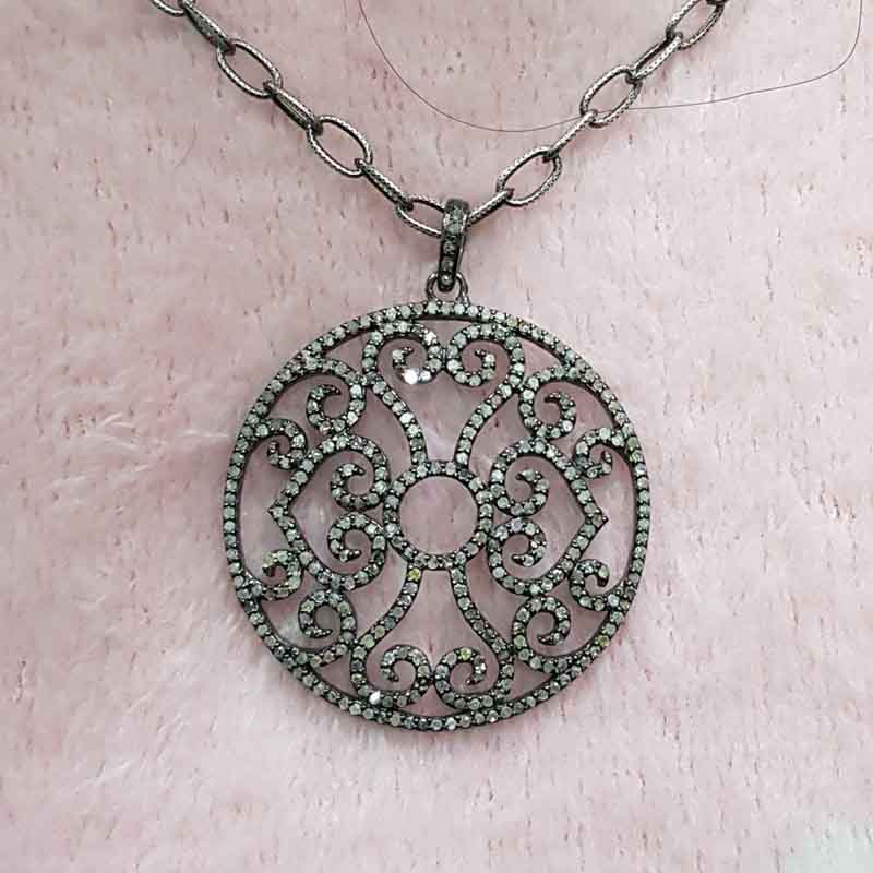 Fancy Designer Handmade Style Pendant, Stylish Fancy Round Pendant, Wedding Gift