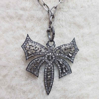 Glorious Butterfly Pendant Necklace, Beautiful butterfly Shape, Wedding Gift, Silver Jewelry