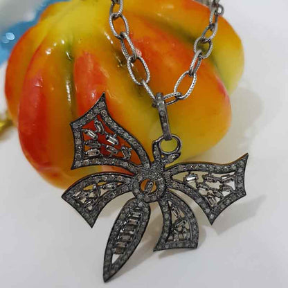 Glorious Butterfly Pendant Necklace, Beautiful butterfly Shape, Wedding Gift, Silver Jewelry