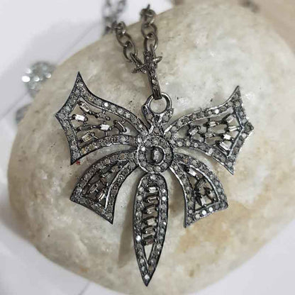 Glorious Butterfly Pendant Necklace, Beautiful butterfly Shape, Wedding Gift, Silver Jewelry