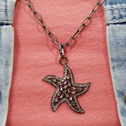 Beautifully Designed Star Fish Pendant, Cutest Star Pendant, Birthday Gift