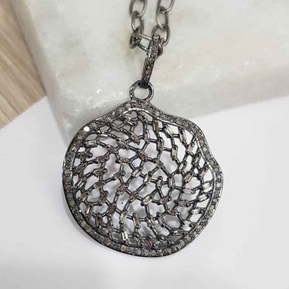 Handmade Fancy Designer 925 Sterling Silver Pendant, Beautiful Necklace, Wedding Gift