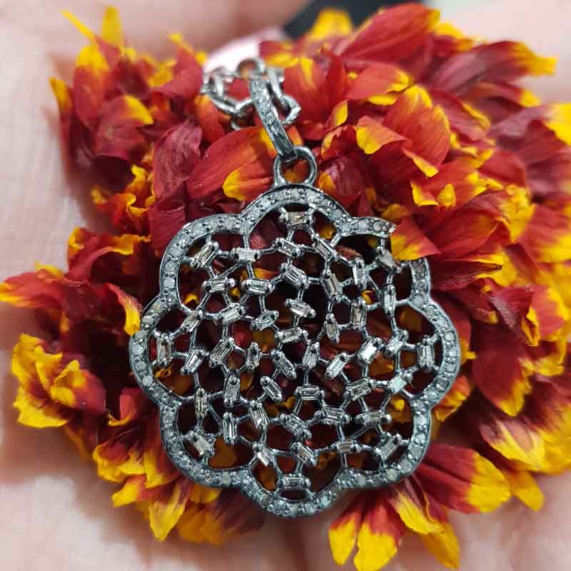 Gorgeous Fancy Designer Pendant, Attractive Fancy Flower Necklace, Birthday Gift