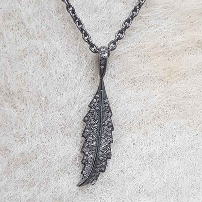 Leaf Style Fancy Designer Pendant, Gift For Someone, Silver Jewelry, Anniversary Gift