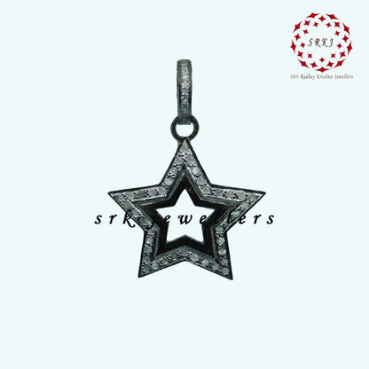 Glorious Star Designer Pendant, Stunning Star Necklace, Silver Jewelry, Gift For Someone