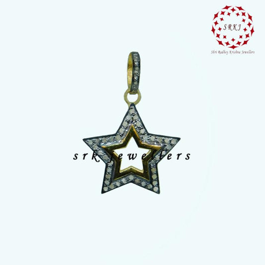 Glorious Star Designer Pendant, Stunning Star Necklace, Silver Jewelry, Gift For Someone