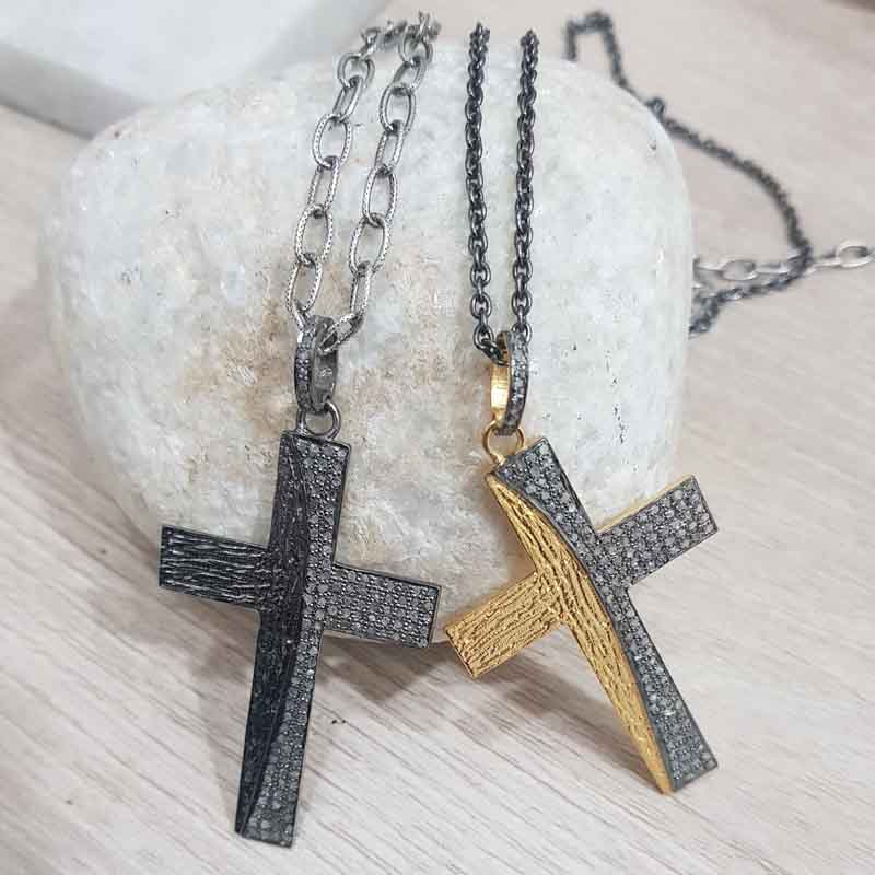 Precious Designer 925 Sterling Silver Cross Pendant, Christen Symbol Necklace, Christmas Day Special Gift