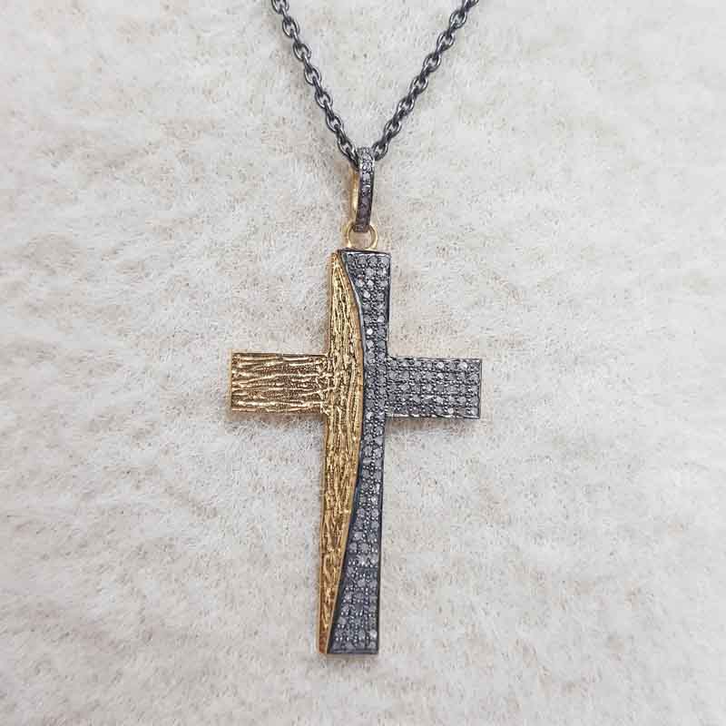 Precious Designer 925 Sterling Silver Cross Pendant, Christen Symbol Necklace, Christmas Day Special Gift