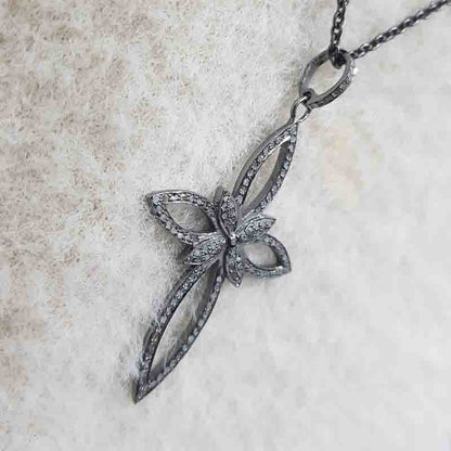 Charming Cross Style Pendant With Pave Layers, Beautiful Cross Necklace, Gift For Her, Him Silver Jewelry