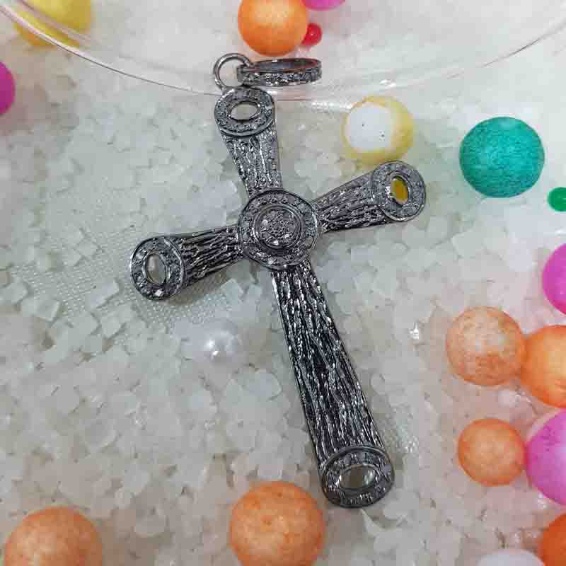 Glamorous Cross Designer pave Diamond Pendant, Stylish Cross Necklace, Gift For Him