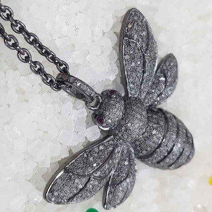 Stunning Fancy Designer Pave Diamond Butterfly Pendant, Gift For Love, Anniversary Gift