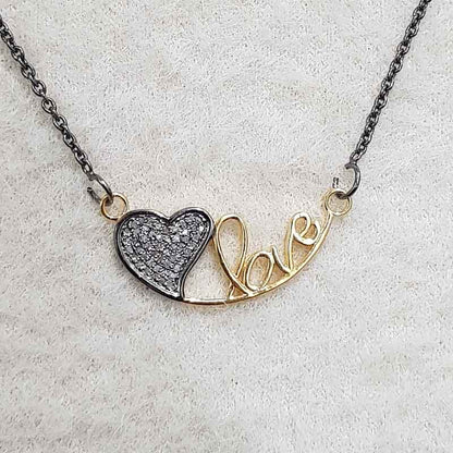 Lovely Fancy Designer Love Pendant, Love Heart Necklace, Gift For Lovers, Wedding Gift