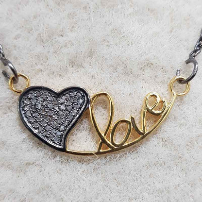 Lovely Fancy Designer Love Pendant, Love Heart Necklace, Gift For Lovers, Wedding Gift