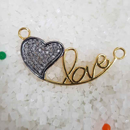 Lovely Fancy Designer Love Pendant, Love Heart Necklace, Gift For Lovers, Wedding Gift