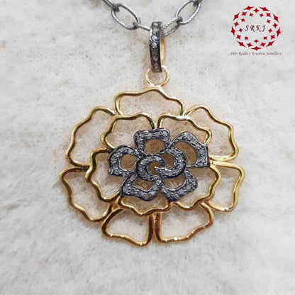 Beautifully Designed Flower Pendant, Floral Dreams Pendant, Gift For Sister, Birthday Gift