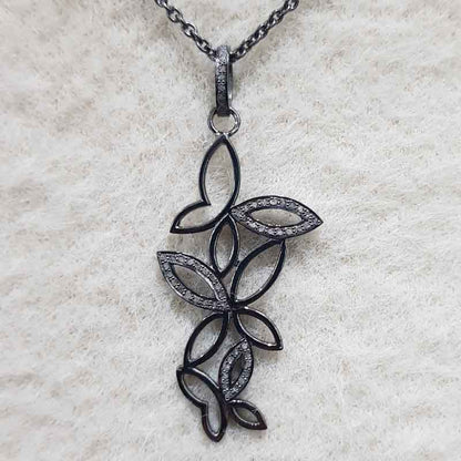 Precious Designer 925 Sterling Silver Butterfly Pendant, Charmed by Nature Pendant, Silver Jewelry