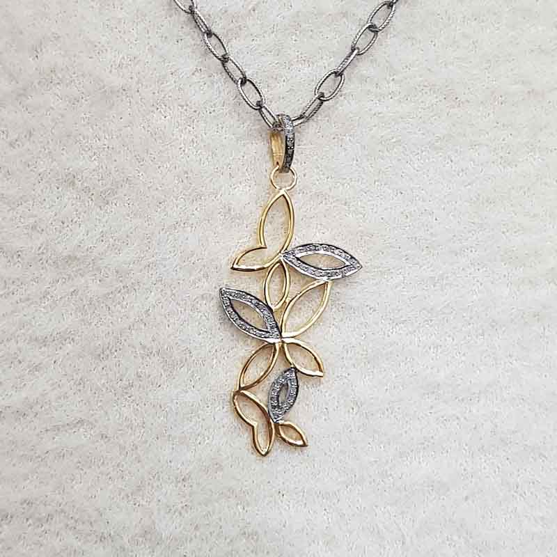 Precious Designer 925 Sterling Silver Butterfly Pendant, Charmed by Nature Pendant, Silver Jewelry