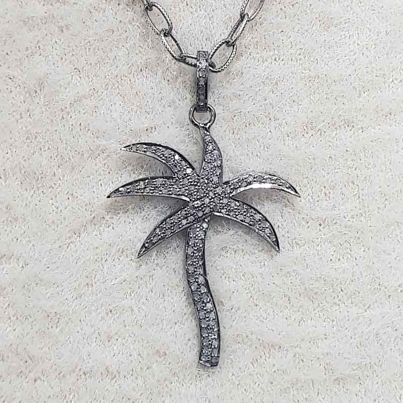 Glorious Handmade Designer Tree Pendant, Unique Tree Necklace, Silver Jewelry