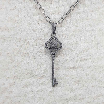 Gorgeous Looking Key Pendant, Unlocking Dreams Pendant, Silver Jewelry