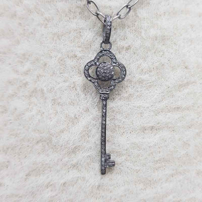 Gorgeous Looking Key Pendant, Unlocking Dreams Pendant, Silver Jewelry