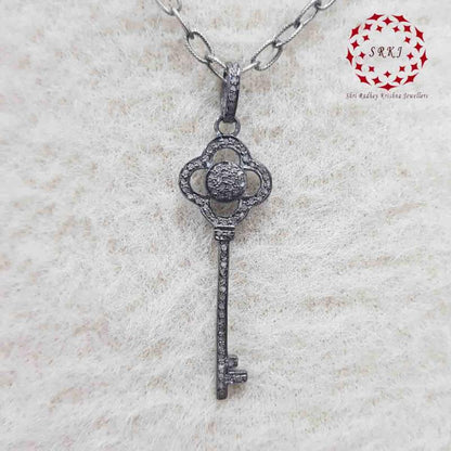 Gorgeous Looking Key Pendant, Unlocking Dreams Pendant, Silver Jewelry