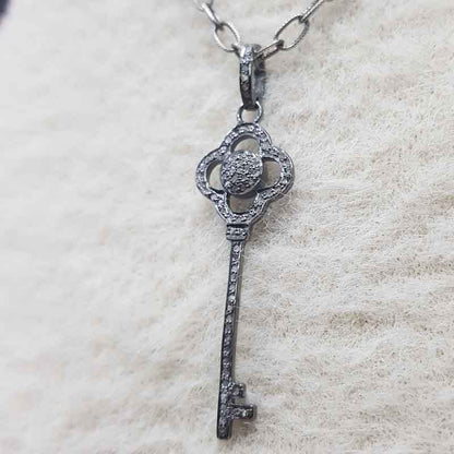 Gorgeous Looking Key Pendant, Unlocking Dreams Pendant, Silver Jewelry