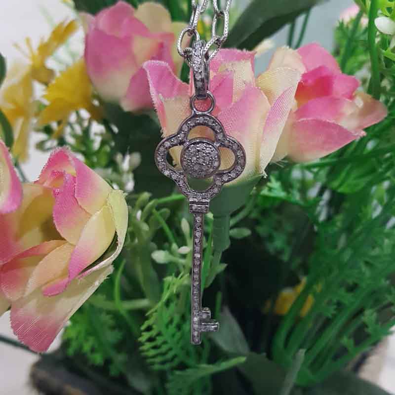 Gorgeous Looking Key Pendant, Unlocking Dreams Pendant, Silver Jewelry