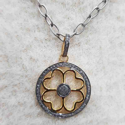 Stunning Fancy Designer Flower Pendant, Blooming Beauty Pendant, Gift For Girl