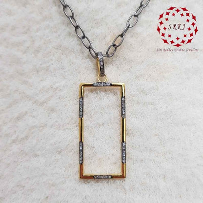 Natural Pave Diamond Super Stylish Silver Pendant, timeless Enchantment Pendant, Silver Jewelry