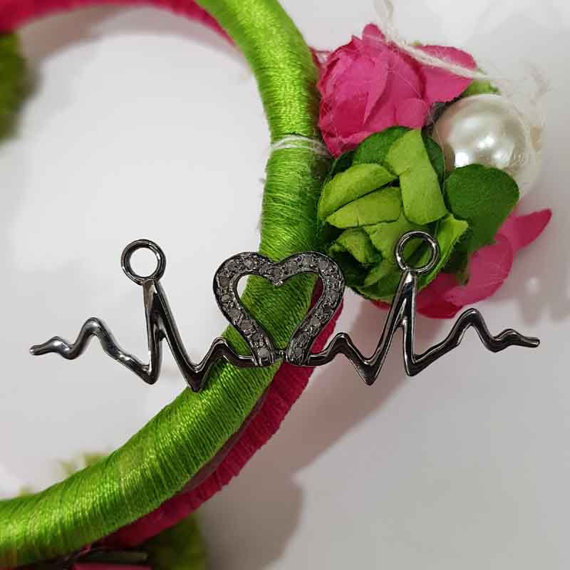 Elegant Designer Heart Pendant, Lover's Embrace Pendant Silver Jewelry, heart Necklace, Gift For Love