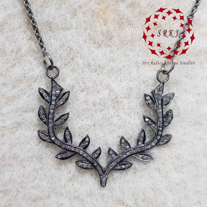 Unique Designer Leaf Style Necklace, Stunning Necklace, Gift For Mom, Mother's Day Gift