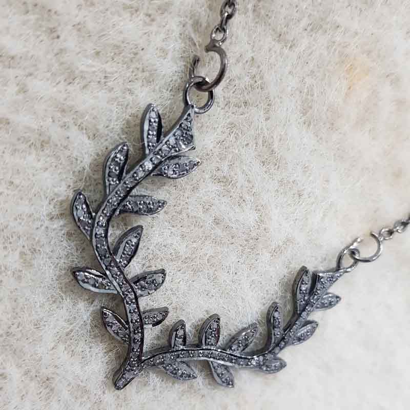 Unique Designer Leaf Style Necklace, Stunning Necklace, Gift For Mom, Mother's Day Gift