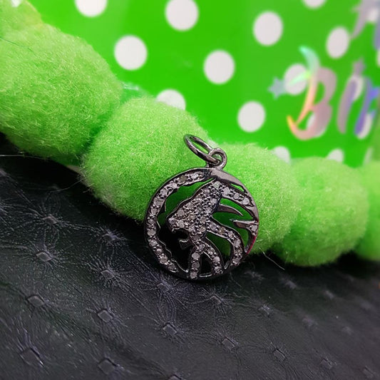 Good Looking Handmade Designer Beautiful Fancy Charm With pave Diamond, Minimalist Charm, Gift For Boy, Birthday Gift