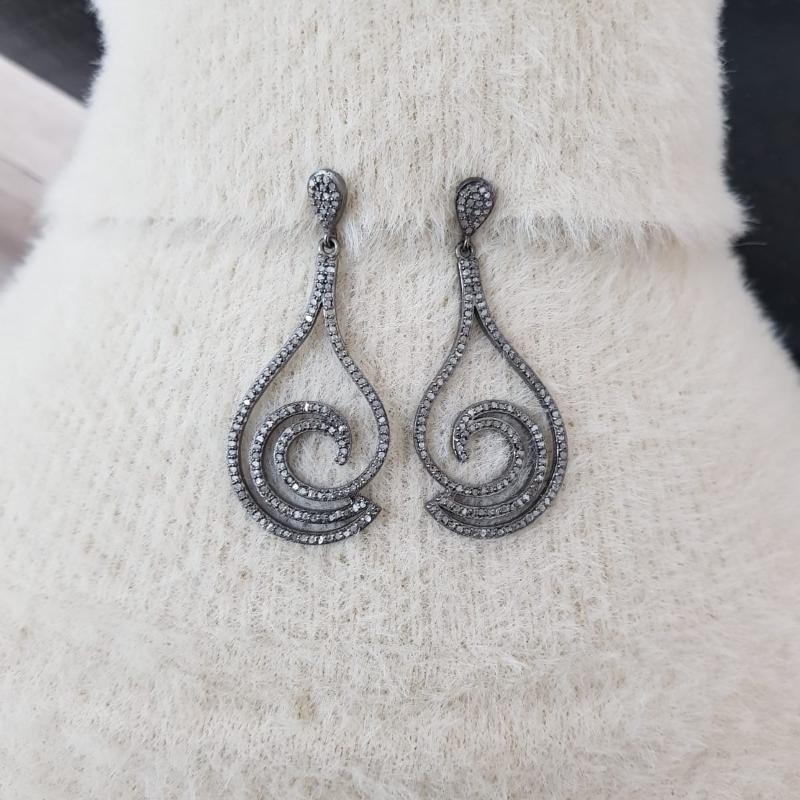 Gorgeous Designer Handmade Style Earrings, Silver Jewelry, Gift For Wife